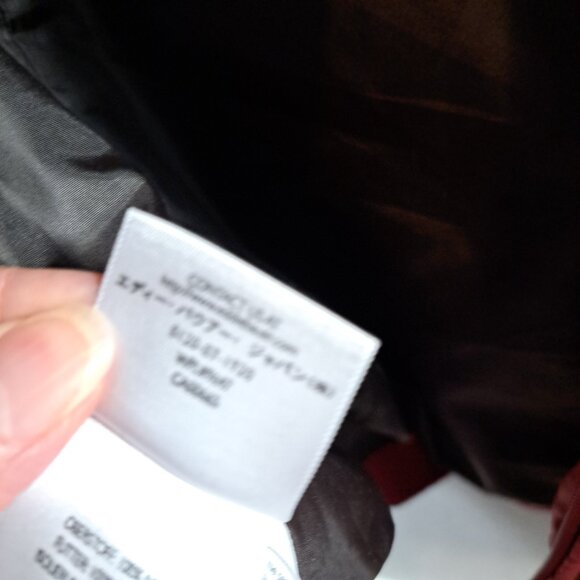 Eddie Bauer Down Puffer Vest Rust Zip Quilted Womens L Insulated Hiking Outdoors - Picture 7 of 9